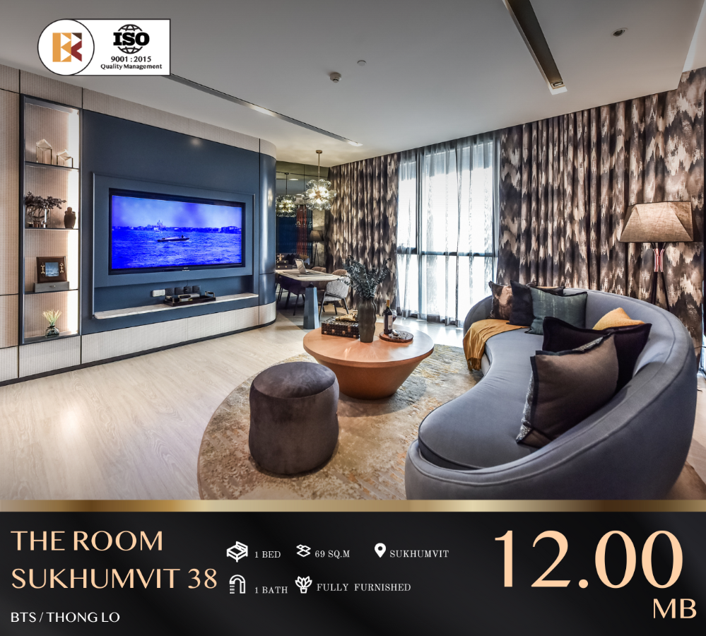 For SaleCondoSukhumvit, Asoke, Thonglor : The Room Sukhumvit 38, Escape the Hustle and Enjoy Luxury Privacy near BTS Thong Lo