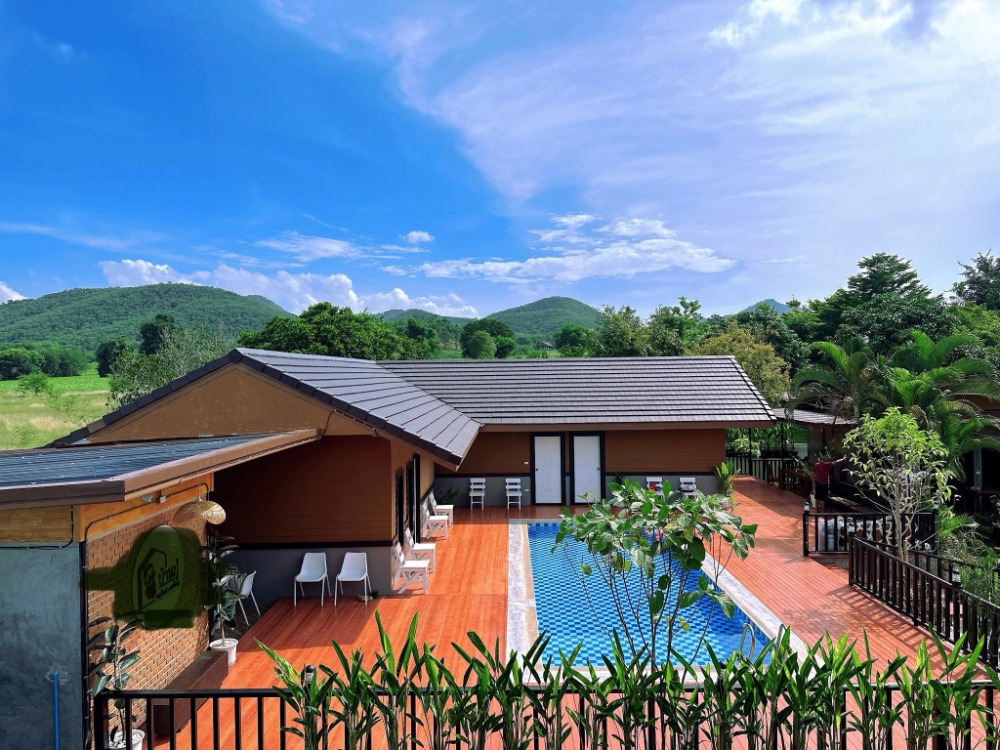 For SaleHouseKorat Nakhon Ratchasima : House for sale at Pool Villa Khaoyai 4 bedrooms, decorated with Bonanza Di -Ocean Zone near the concert.