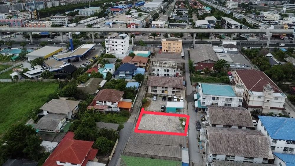 For SaleLandMin Buri, Romklao : Land for sale, 100 sq.m. in Soi Ramkhamhaeng 193, next to the community, easy to in and out, Min Buri, Bangkok.