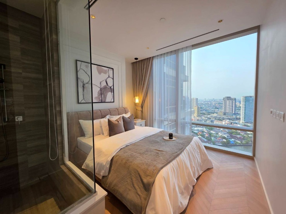 ให้เช่าคอนโดสาทร นราธิวาส : Super luxury private river view for rent Four Seasons Private Residence 2 bedrooms