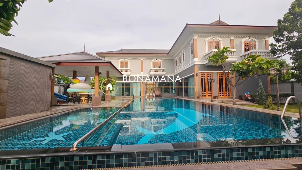 For SaleHouseChaengwatana, Muangthong : Single house for sale with swimming pool, Chaengwattana