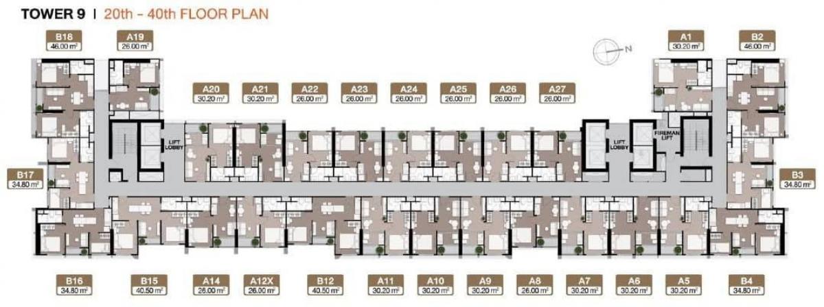 ขายคอนโดพระราม 9 เพชรบุรีตัดใหม่ RCA : Selling NUE District R9 (foreign quota)