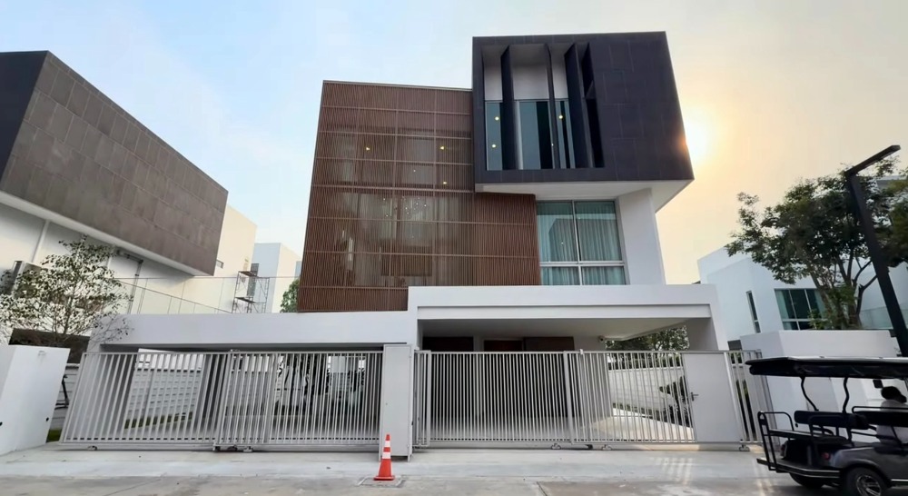 For SaleHousePinklao, Charansanitwong : ✨The Marq Exquity Ratchapruek -Charan Sanitwong ✨TYPE (A) 3 -story detached house size 540 sq.m. 109 sq.m. )