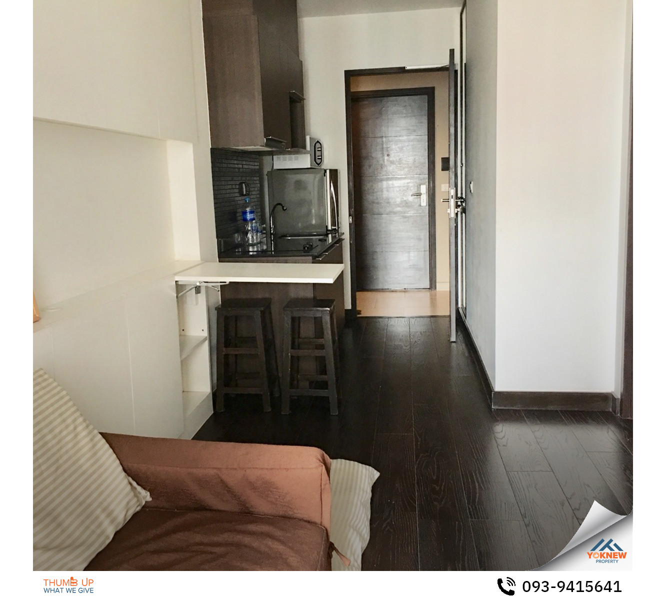 For RentCondoRatchathewi,Phayathai : IDEO Q Phayathai 🚆🛀 Next to BTS Phayathai, connects to ARL, easy to travel to Suvarnabhumi, 1 bedroom, 1 bathroom, open kitchen!