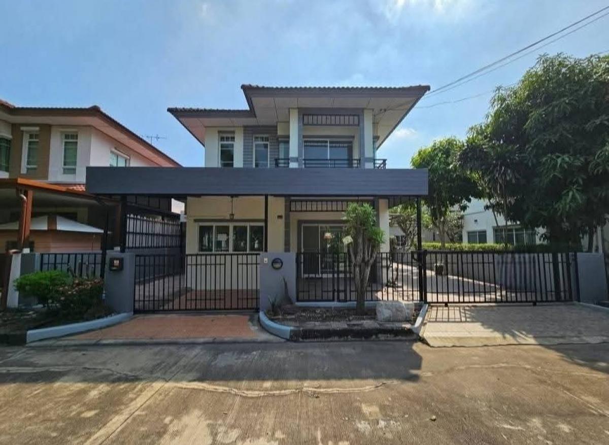 For SaleHouseNawamin, Ramindra : #Urgent sale 🔥🔥🔥 5 bedrooms, villages with Phat Panya Intra Road, near Saufari World, Khlong Sam Wa #Good location in front of the garden, shady village