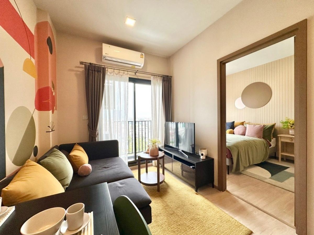 For SaleCondoPattanakan, Srinakarin : Metris Development-Ekkamai Pet Friendly 🐰 | 1 🛌 1 🛁 30 sq.m., high level view, not blocking the appointment 065-6956939 raisins