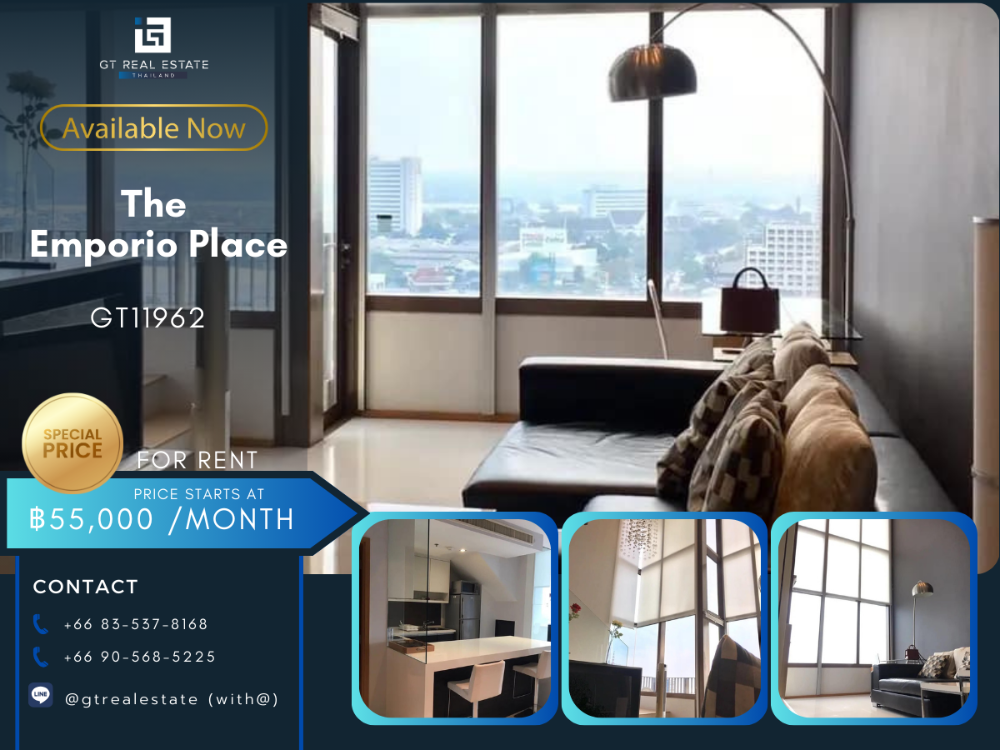 For RentCondoSukhumvit, Asoke, Thonglor : ✨ The Emporio Place, available room for rent ✨