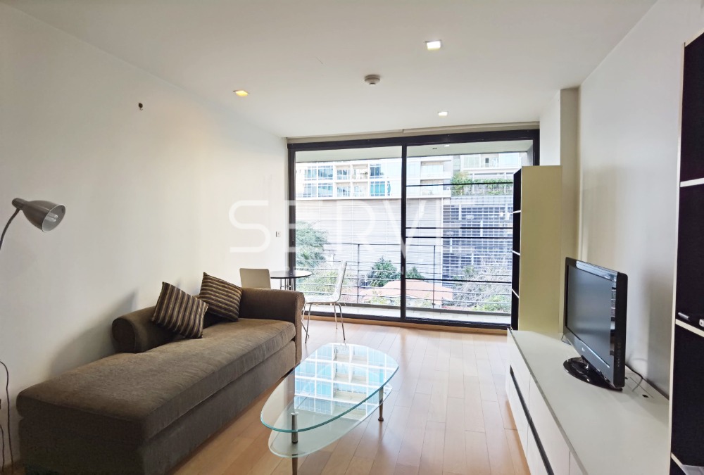 For RentCondoWitthayu, Chidlom, Langsuan, Ploenchit : 🔥23K🔥 - 1 Bed with Bathtub Large room Good view and Good Location BTS Ratchadamri & MRT Si Lom at Noble Ambience Sarasin Condo / For Rent