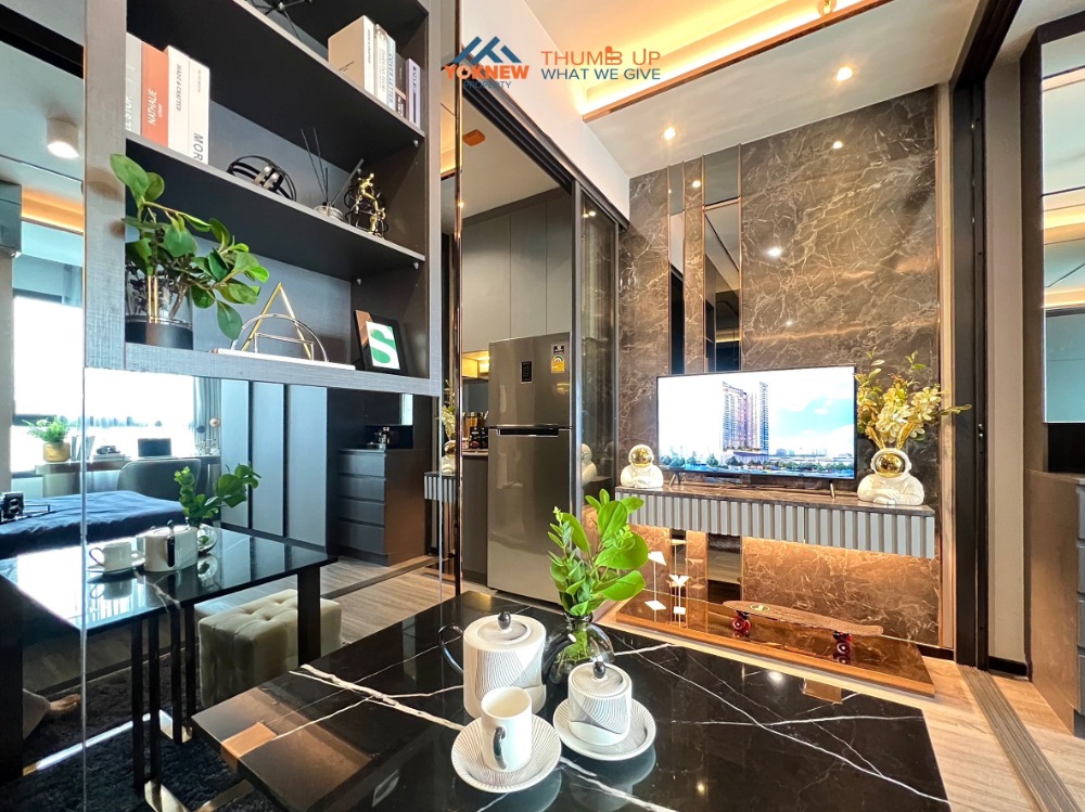 For SaleCondoOnnut, Udomsuk : IDO Sukhumvit - Rama 4, 1 bedroom function, 1 bathroom, size 31.22 sq.m. Divide the living space perfectly