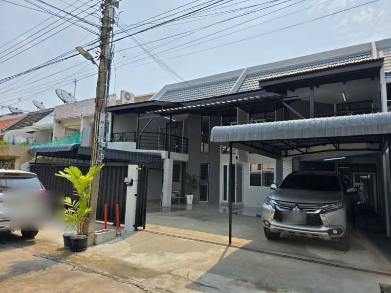 For RentHouseLadprao101, Happy Land, The Mall Bang Kapi : B6832 Detached house for rent, Soi Ramkhamhaeng 10