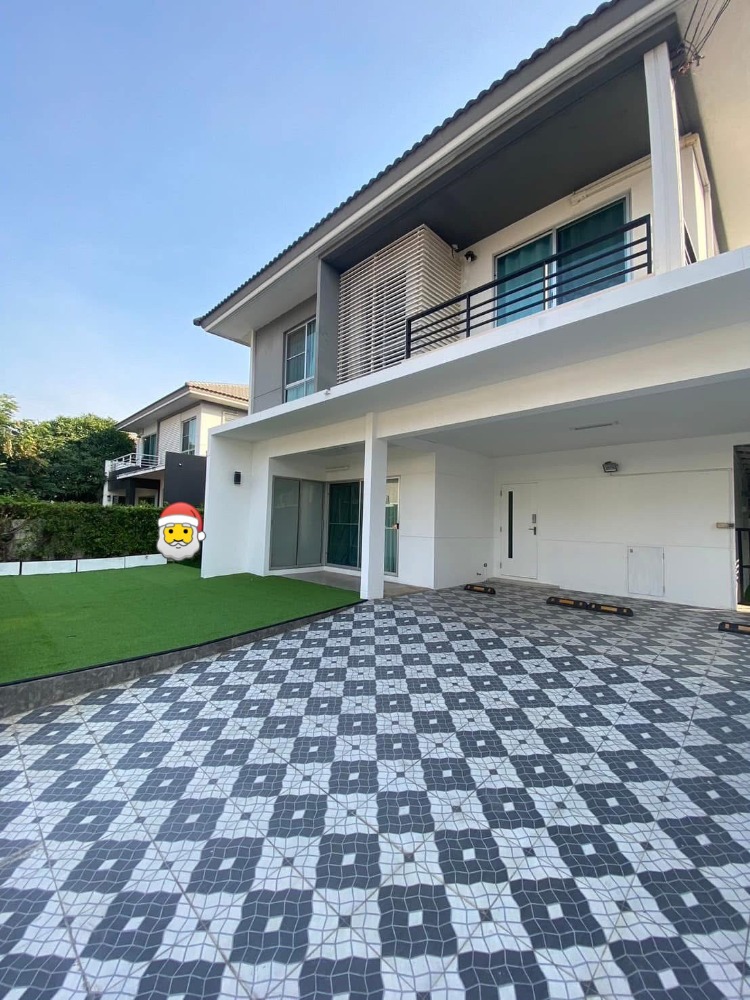 For RentHouseSamut Prakan,Samrong : 🏡 2-story detached house for rent, Siwalee Village, Bang Na, 3 bedrooms, 4 bathrooms, with all 7-room air-conditioned refrigerator, 2-4 car parks, new prices in the project.