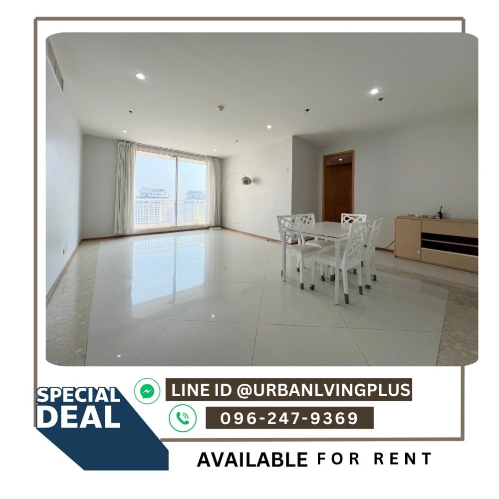 For RentCondoSathorn, Narathiwat : ( U20250213500 ) Tel/Line 096-2479369 / FOR RENT The Empire Place 3 bedroom 3 bathroom 1 maid 156 Sq.M. Ready to move in