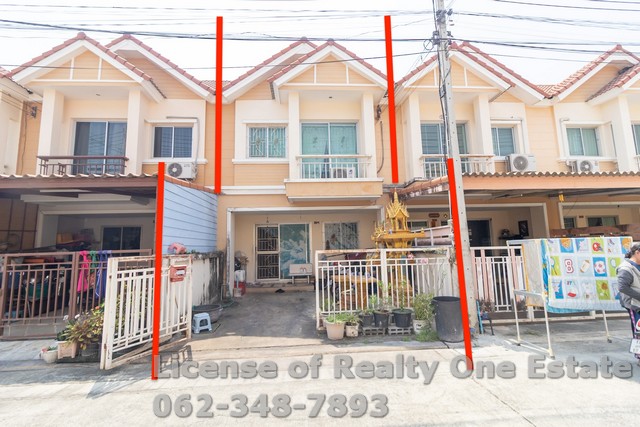 For SaleTownhomePhutthamonthon, Salaya : 2 -storey townhouse for sale, Pruksa Phan Village, Lamphaya, Nakhon Pathom, the cheapest in the project