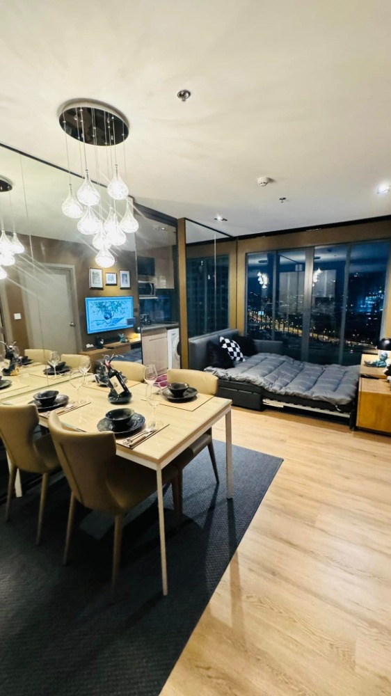 For RentCondoBangna, Bearing, Lasalle : Condo for rent IDEO O2 BTS Bangna 2 bedrooms, beautiful room