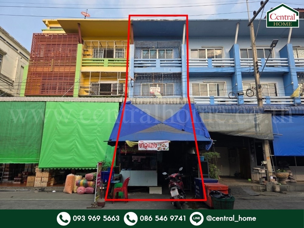 For SaleShop HousePathum Thani,Rangsit, Thammasat : 3 -storey commercial building, Thai market