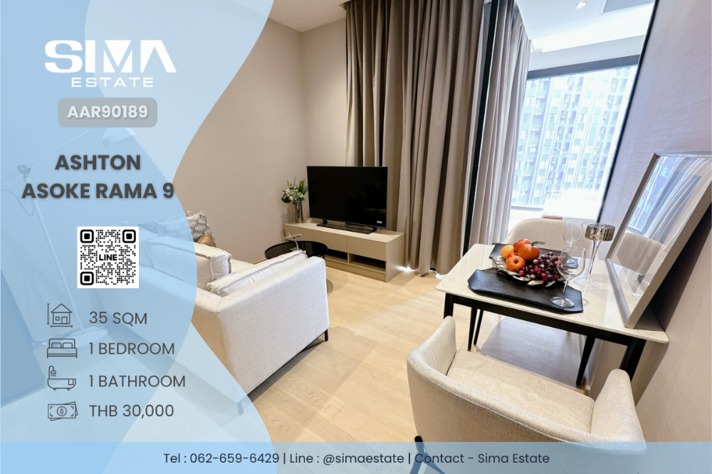 For RentCondoRama9, Petchburi, RCA : Rent ☁️ASHTON Asoke Rama 9☁️ Luxury condo is well decorated. Ready to move in ☀️