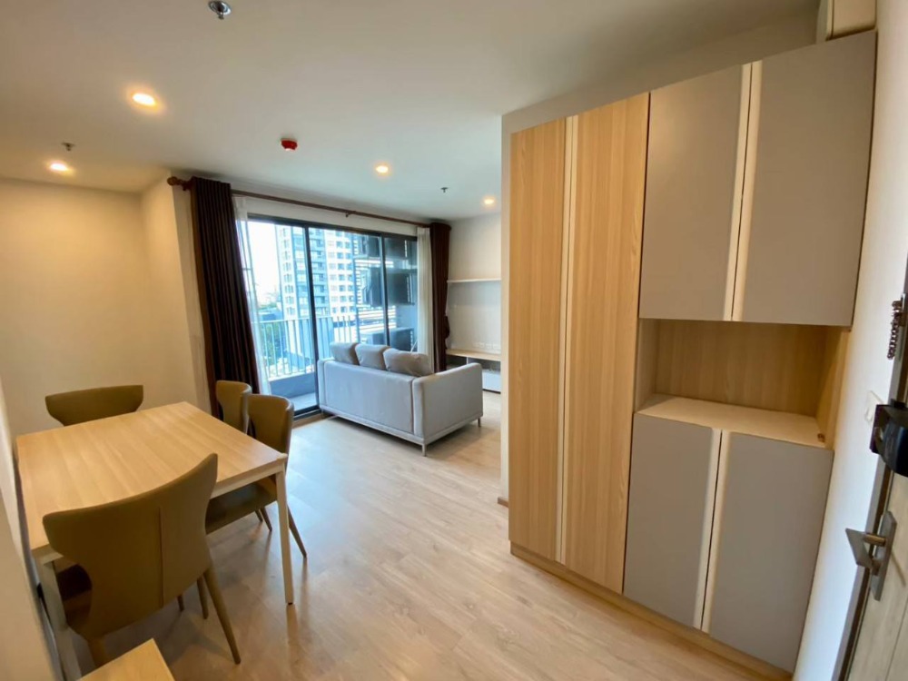 For RentCondoBangna, Bearing, Lasalle : Condo, 8th floor, with beautiful decorative furniture for rent in Bang Na-Udomsuk area, near BTS Bang Na, only 800 meters.