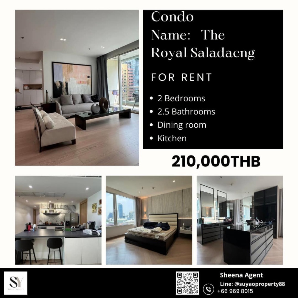 For RentCondoSilom, Saladaeng, Bangrak : 🏙️The Royal Saladaeng🏙️