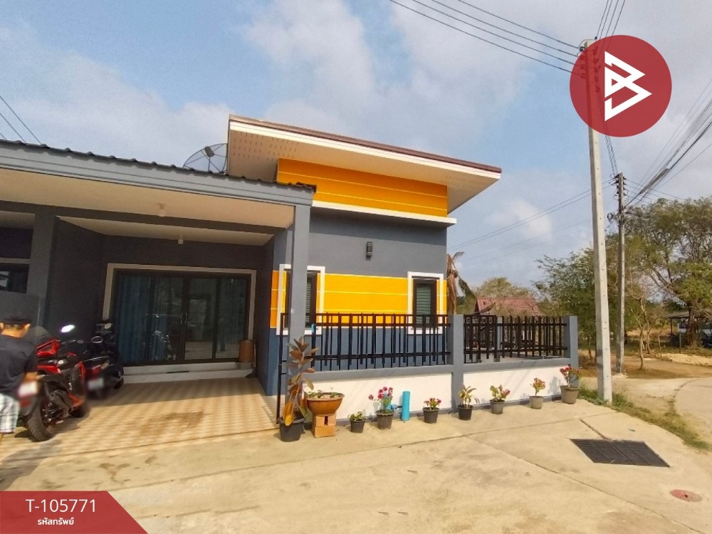 For SaleHouseChanthaburi : Selling a single -story twin house behind the corner of 40 sq.wah, Koh Kwang, Chanthaburi