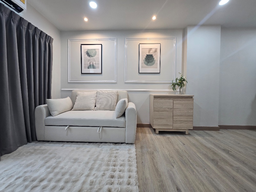 For SaleCondoLadprao101, Happy Land, The Mall Bang Kapi : People with a pair 💓 like this room, 2 bedrooms, close houses near #MRT #Lat Phrao 101, installment 𝟭𝟬, 𝙓𝙭𝙭