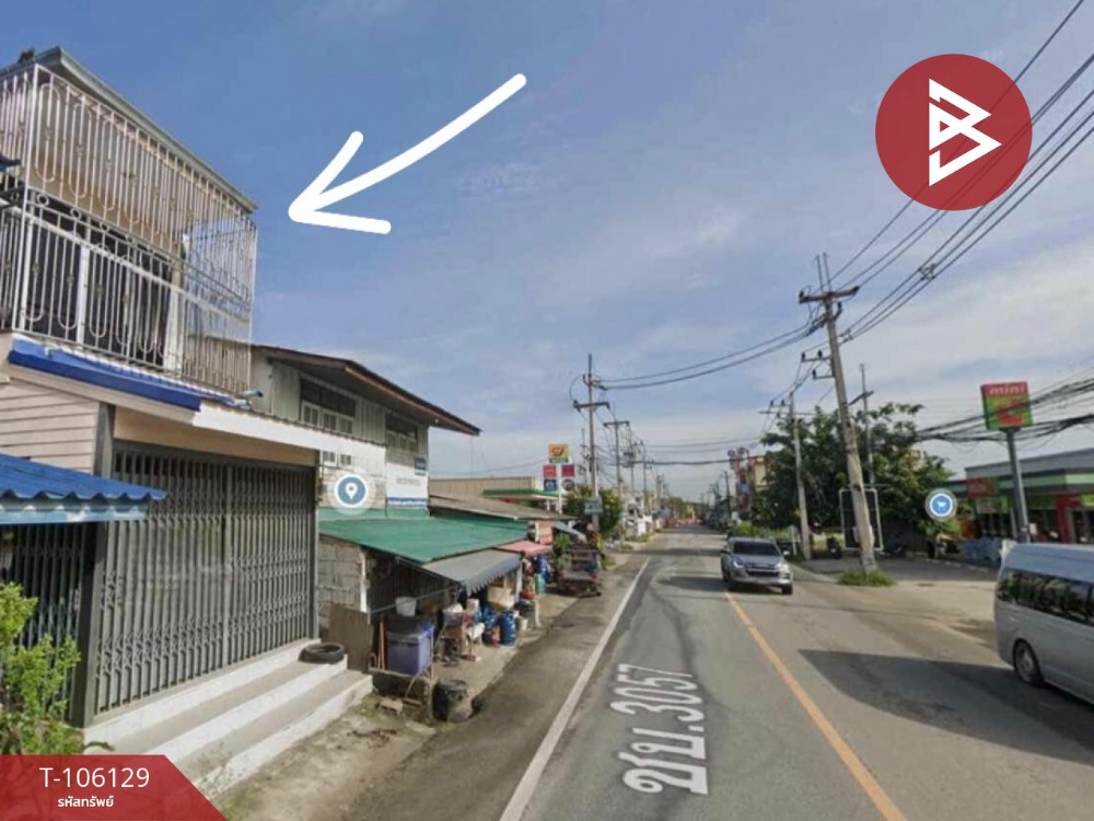 For SaleShophousePattaya, Bangsaen, Chonburi : 2 -storey commercial building for sale, area 35 sq.w., Ban Bueng Chon Buri