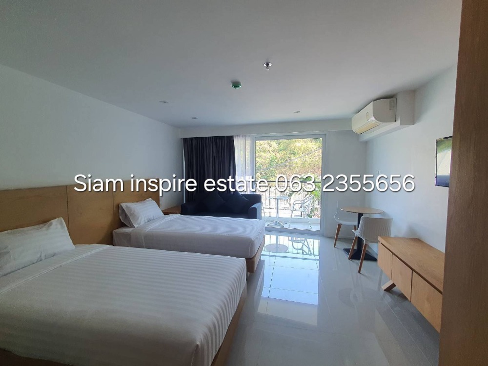 For RentHotel&Apartment BusinessPattaya, Bangsaen, Chonburi : Hotel for long term lease located Pratumnak hill Pattaya  - land size 2 rai - 122 rooms  - 4 buildings 5 stories with elevators