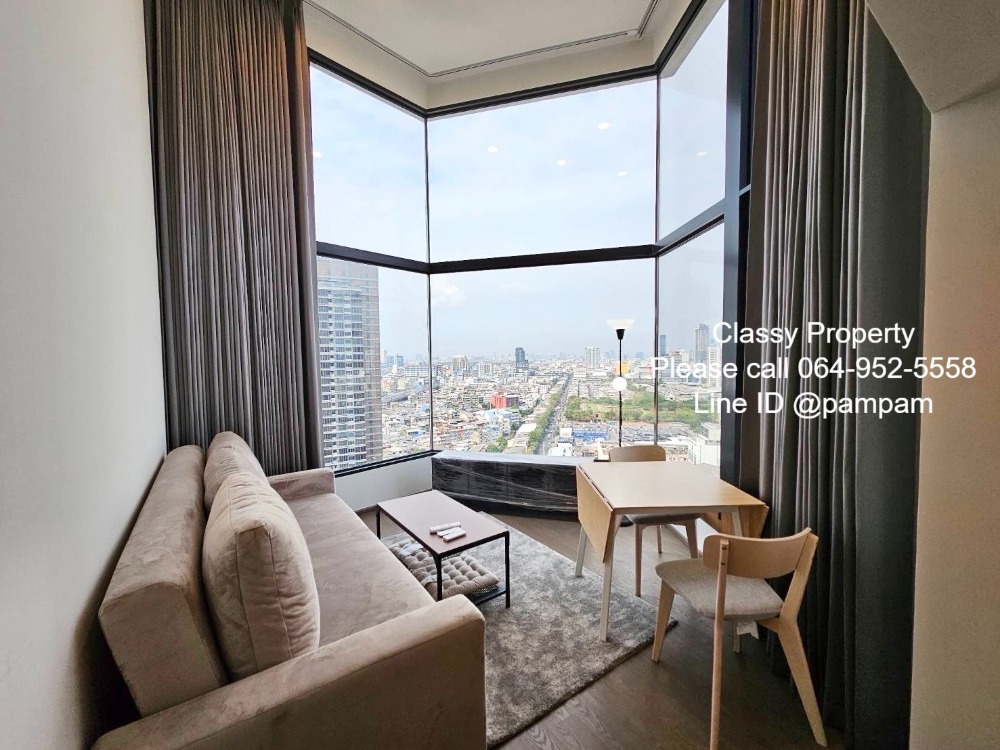 For RentCondoSiam Paragon ,Chulalongkorn,Samyan : ***Condo for rent : Park Origin Chula-Samyan Duplex 2 Bedrooms Nice decorated Brand new room  near MRT Samyan**