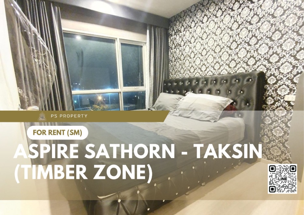 For RentCondoThaphra, Talat Phlu, Wutthakat : For rent ✨ Aspire Sathorn - Taksin (Timber Zone) ✨ near BTS Wutthakat, complete furniture and electrical appliances.