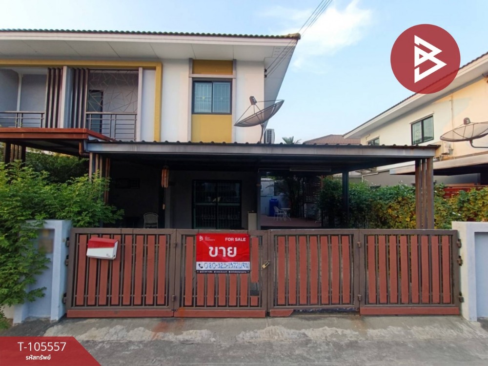 For SaleHousePathum Thani,Rangsit, Thammasat : Twin house for sale, Ilev Park Village, Ring Road-Rangsit Khlong 4, Khlong Luang, Pathum Thani