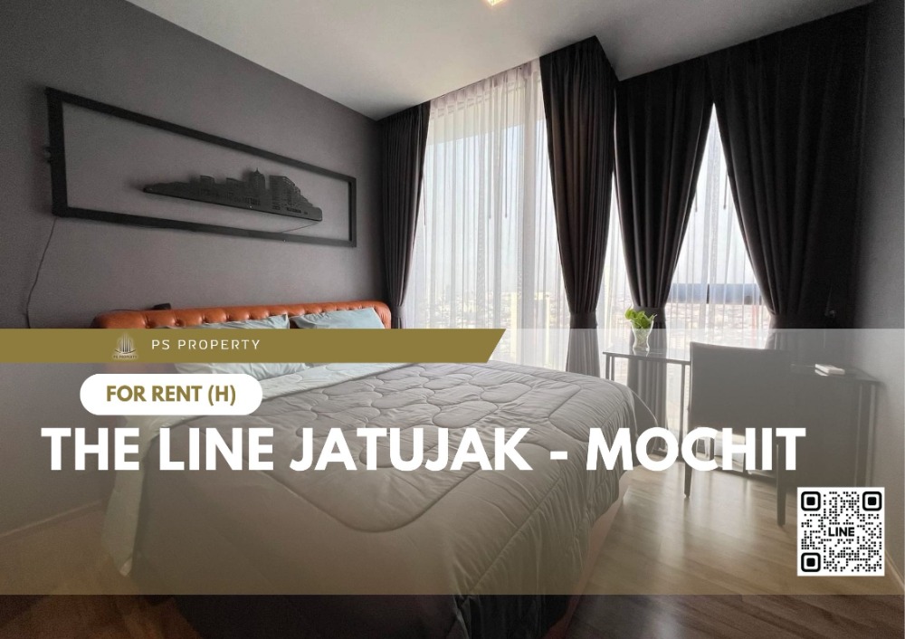 For RentCondoSapankwai,Jatujak : For rent ✨ THE LINE Jatujak - Mochit ✨ complete furniture and electrical appliances, near MRT Chatuchak.