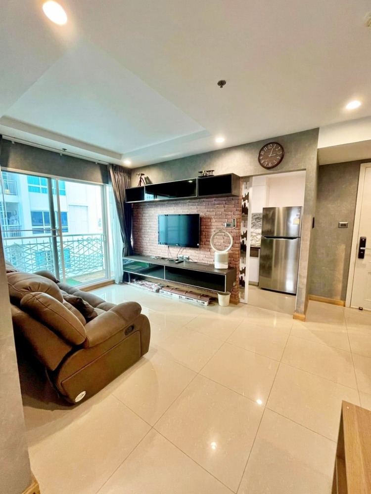 For RentCondoRama9, Petchburi, RCA : For Rent Condo Supalai Wellington 2, 66.56 sqm. 2 bed with fully furnished and appliance, 28,000 THB/month, near MRT Cultural Center, Central Rama 9