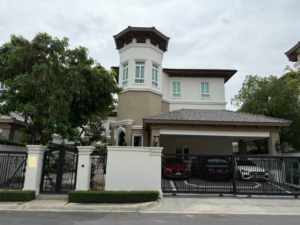 For SaleHouseRama 2, Bang Khun Thian : 121.1 Sq. 4 bedrooms, 5 water houses, 3 -storey houses, Rama 2