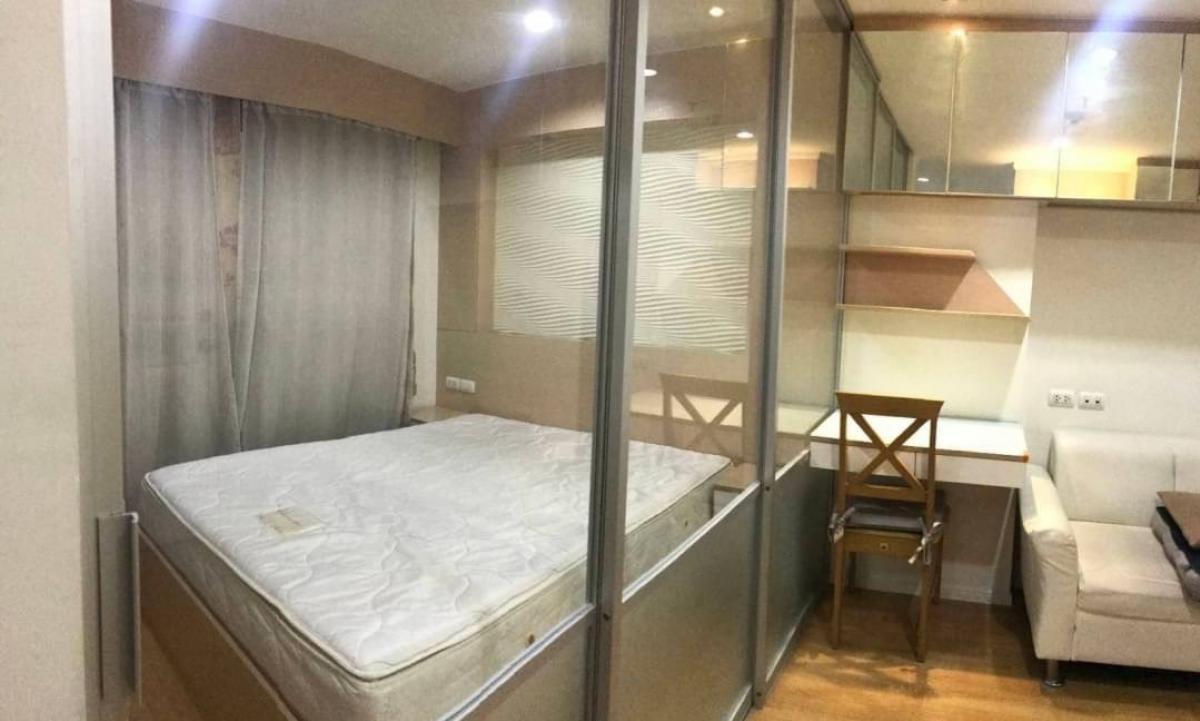 For RentCondoBangna, Bearing, Lasalle : Lumpini Ville Lasalle for Rent (Lumpini Ville Lasal) 1 bedroom, 1 bathroom, 23 sqm. Floor 11 Building D beautiful view 7,000 baht.