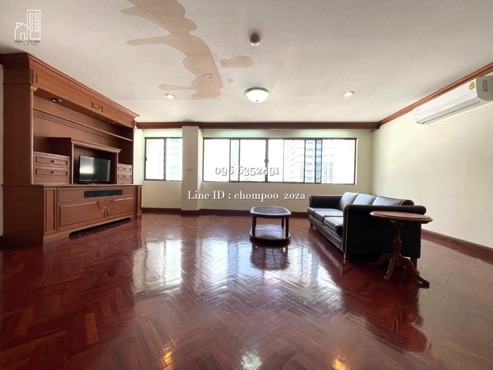 ให้เช่าคอนโดสุขุมวิท อโศก ทองหล่อ : Big 2 bedrooms for rent at Sukhumvit 21 near MRT Petchburi