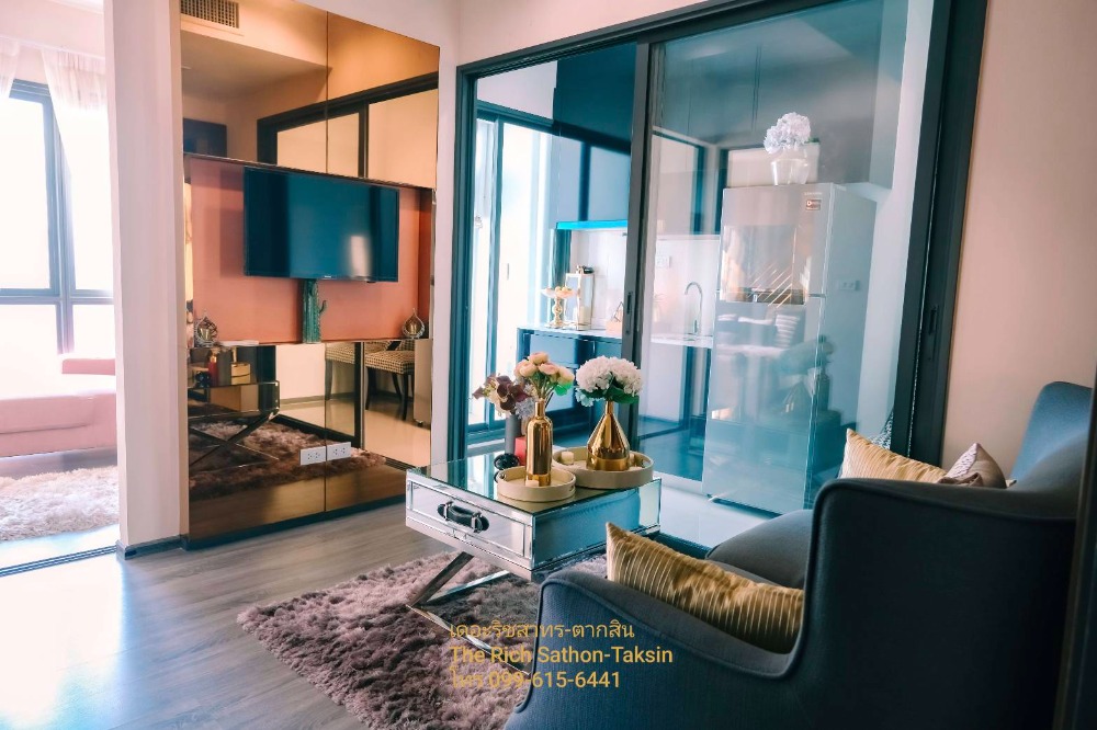 For SaleCondoWongwianyai, Charoennakor : ✅ & quot; Condo for sale in the Rich Sathorn Taksin The Rich Sathorn-Taksin Condo ready to stay In the heart of the business district Near BTS Wongwian Yai & quot;