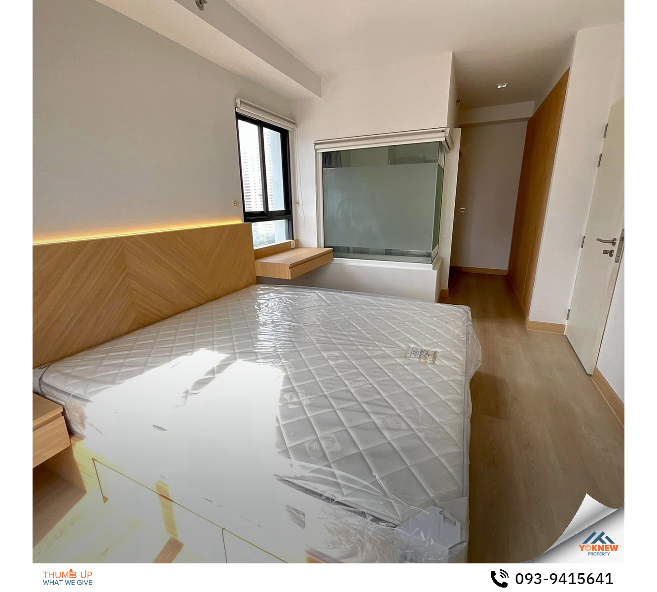 For RentCondoSathorn, Narathiwat : The Seed Mingle Sathorn - Suanplu 🌇🖼️ Beautifully decorated condo for rent, newly built-in, good price, corner room, private city view!