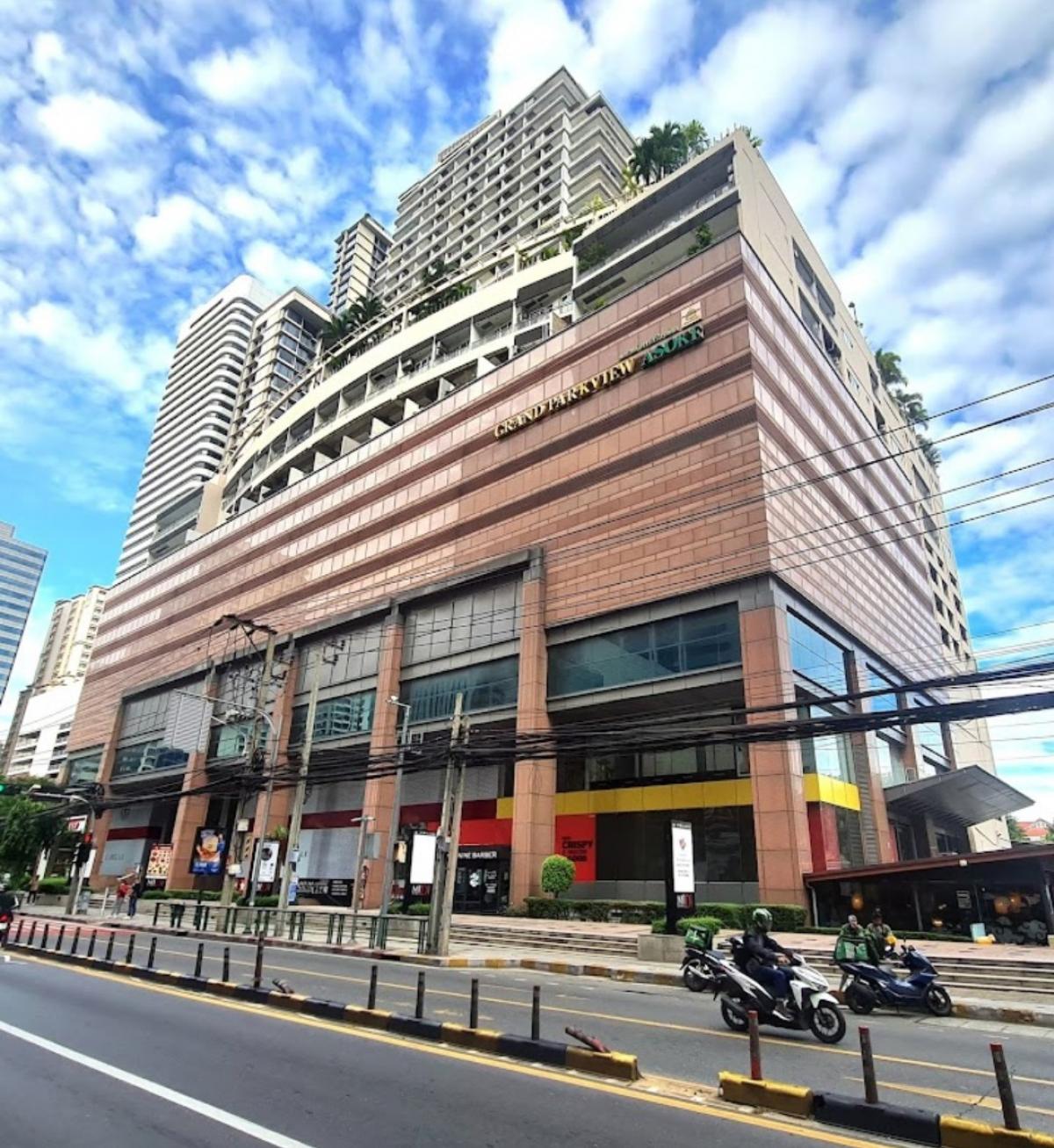 For RentCondoSukhumvit, Asoke, Thonglor : Rent Grand Park View Asoke: Grand Park View Asoke 35 sqm, 1 bedroom, 1st floor, 12A rental, 18000 per month, ready to go in March 1, 2025, Buffy in the complete electrical appliances. -Near the Grammy Building-Near SWU -BTS Asoke -Mrt Phetchaburi -termina