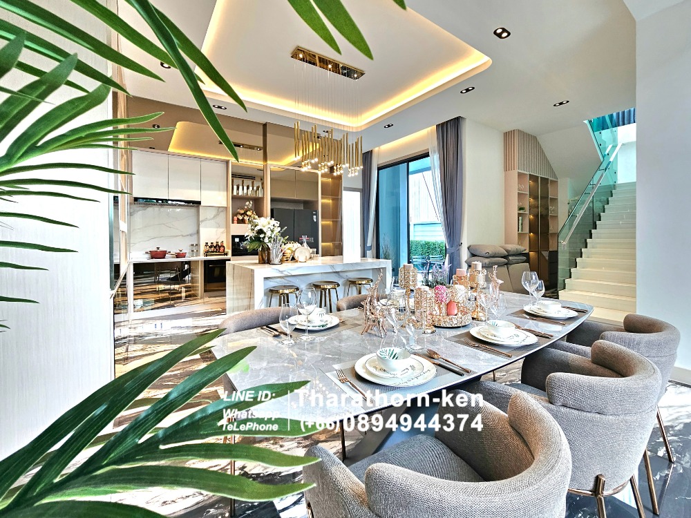 For SaleHousePattaya, Bangsaen, Chonburi : Modern house, Luxury Nordic Pattaya, modern decoration-luxury