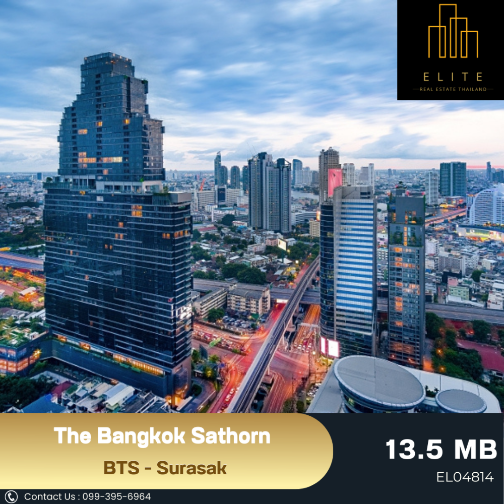 For SaleCondoSathorn, Narathiwat : 💥 Sell The Bangkok Sathorn. Very good price.