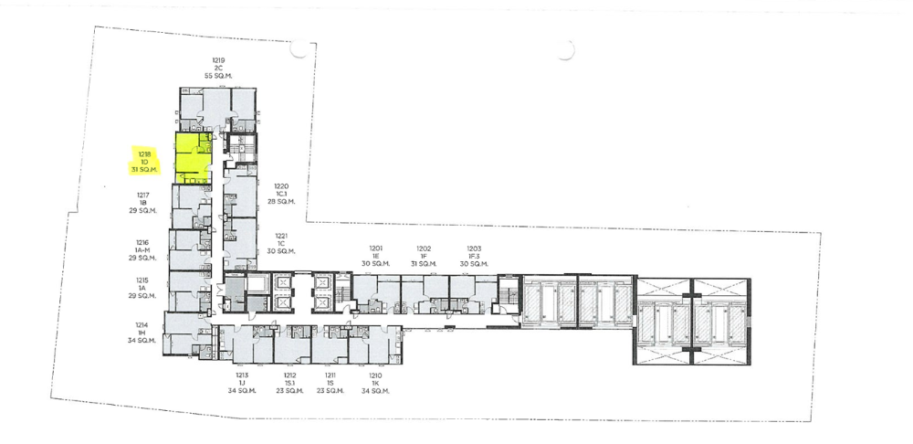 For SaleCondoWongwianyai, Charoennakor : Condo for sale Quintara Pho Nimit (next to BTS Pho Nimit), 12th floor, 31 sq.m.