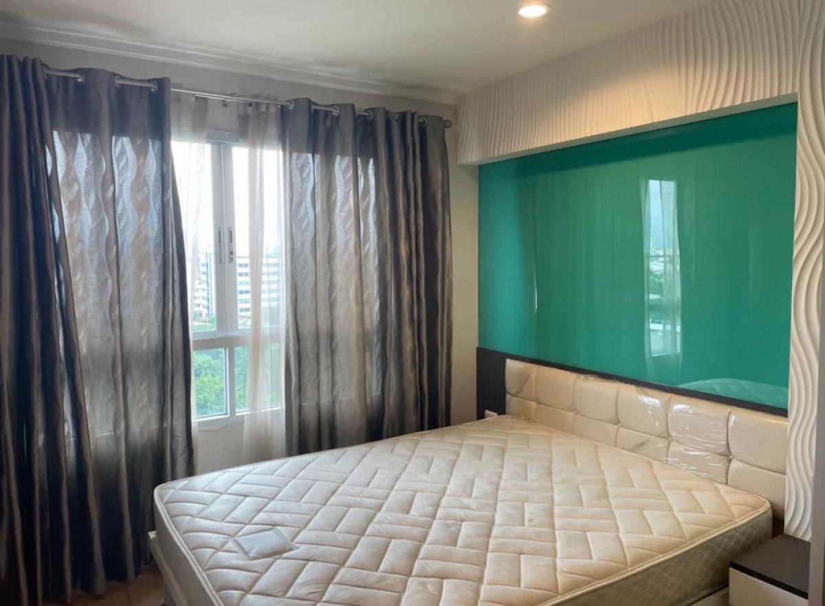 For RentCondoBangna, Bearing, Lasalle : For rent Lumpini Ville Lasalle (Lumpini Ville Lasal) 1 bedroom, 1 bathroom 26.5 sqm. Floor 9, Building A, beautiful view, 7,000 baht.