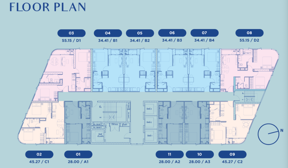 Sale DownCondoOnnut, Udomsuk : Sale Skyrise Avenue Sukhumvit 64 D2002, 20th floor, 45.27 sq.m.