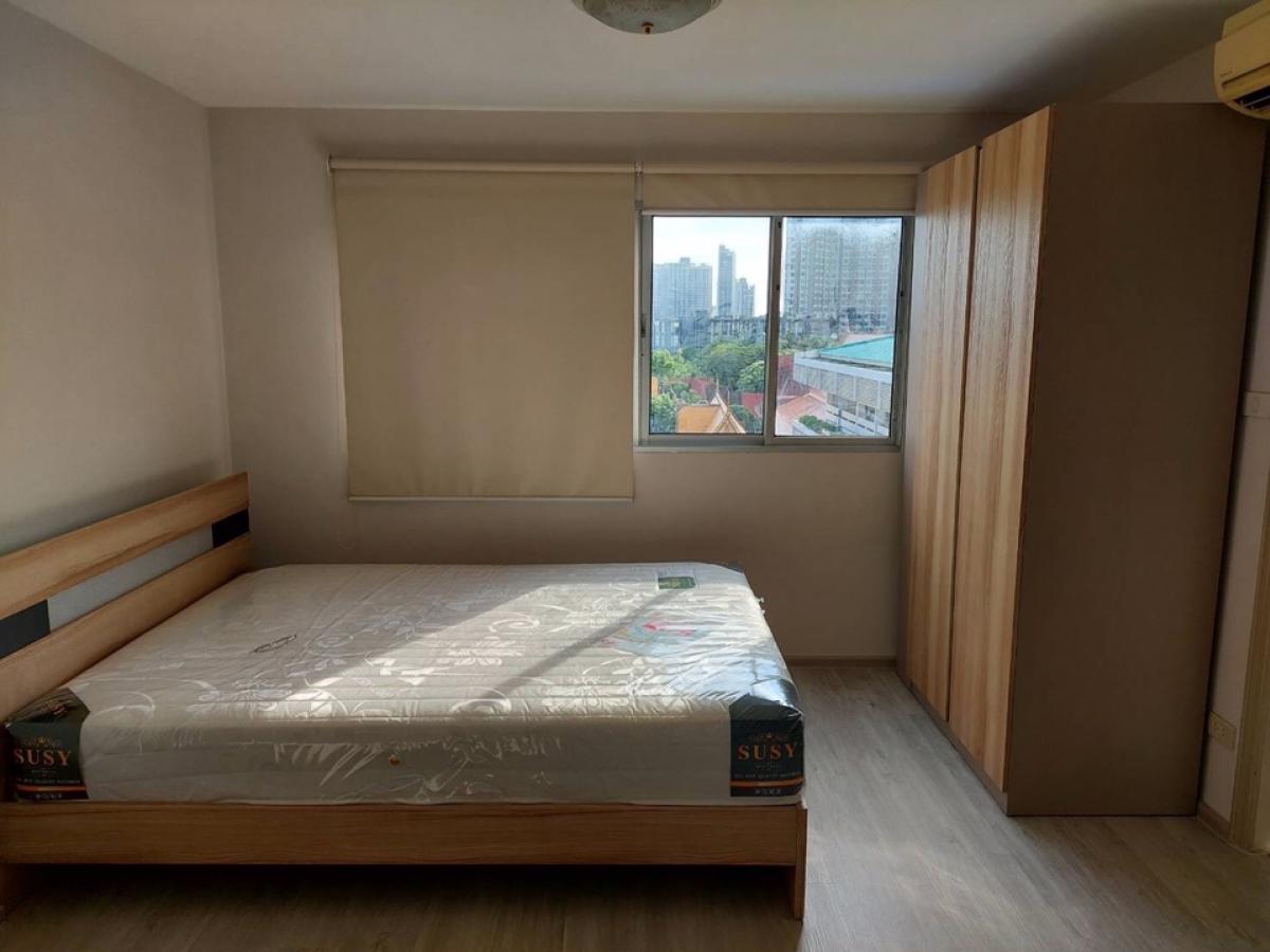 For RentCondoOnnut, Udomsuk : GBL2227 Urgent. 📍📍📍 Lumphini Center Project, Onnut Condo, beautiful Minimal Condo, D-Building D 6 Views- Type Studio, 27 square meters, 1 bathroom with a machine. Warm water, 1 kitchen-refrigerator, water filter, air conditioner, microwave- bed with