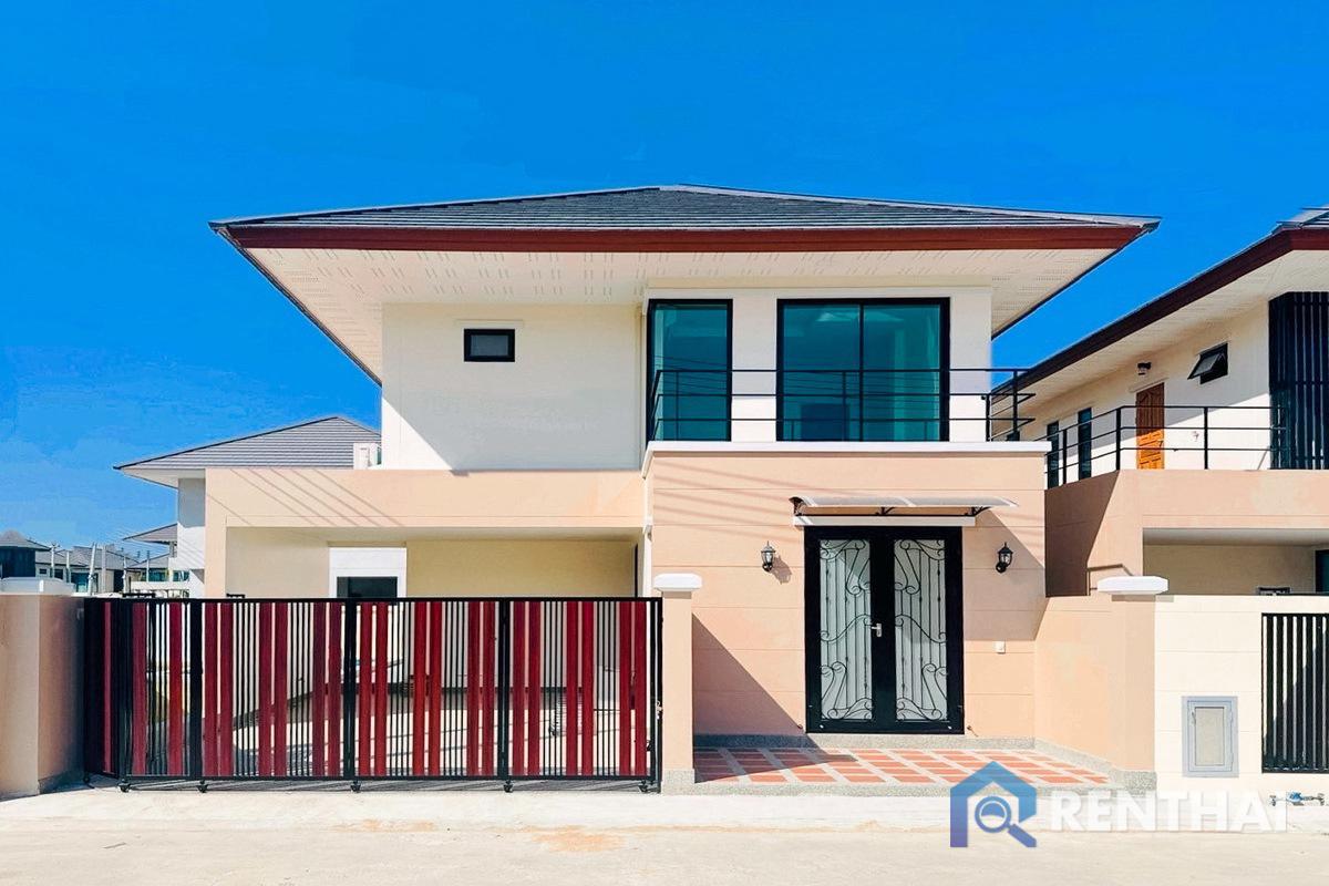 For SaleHousePattaya, Bangsaen, Chonburi : For sale! Brand new 2story house 3bed 3bath in Pattaya