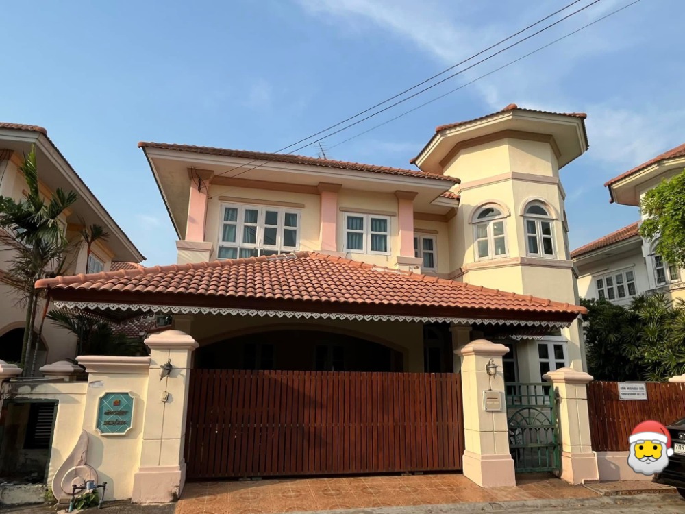 For RentHousePathum Thani,Rangsit, Thammasat : 🏡 Rent a 2 -story detached house, Passorn Village 4, 5 bedrooms, 3 bathrooms, on the main road. Rangsit-Nakhon Nayok Near Future Park Rangsit Green Line, Khu Khot Station #Animal raising #Foreign reception ✅ Rent 23,000/month