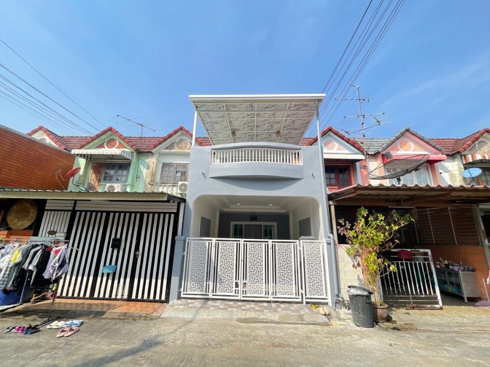 For SaleTownhomeNawamin, Ramindra : House for sale in Rom Thip Hathairat, Bangchan Min Buri Nimit Mai Suwinthawong Ram Inthra, Siam Seri Thai Park, Phraya Suren Liab Khlong Song Safari World Fashion Iceland Pink Line Orange Line