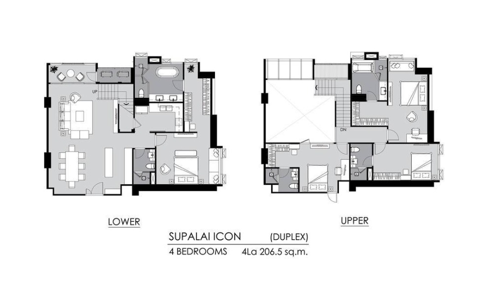 ให้เช่าคอนโดสาทร นราธิวาส : ♦ Duplex type ♦ ชั้น 50+ 206.00 ตร.ม. | 4 ห้องนอน 5 ห้องน้ำ วิว Icon siam | คอนโดใกล้ MRT ลุมพินี 1 นาที, โรงเรียนเซนต์โยเซฟคอนเวนต์ 2 นาที, สีลมคอมเพล็กซ์ 2 นาที, One Bangkok 3 นาที, สวนลุมพินี 6 นาที