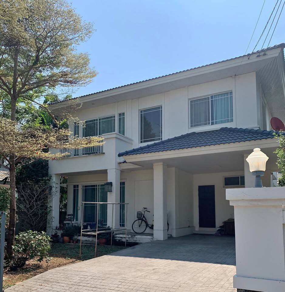 For RentHouseSeri Thai, Ramkhamhaeng Nida : R2225 2-storey detached house for rent 1, Onnut-Wongsuksa 2 Sukhaphiban, Soi 25, next to the forest in the city (free)