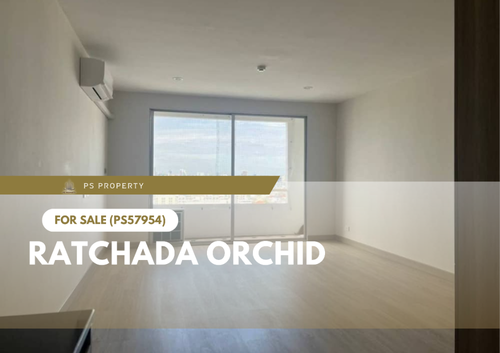 For SaleCondoRatchadapisek, Huaikwang, Suttisan : Urgent sale 🔥 Ratchada Orchid 🔥 Newly renovated, convenient travel, near MRT Sutthisan (PS57954)