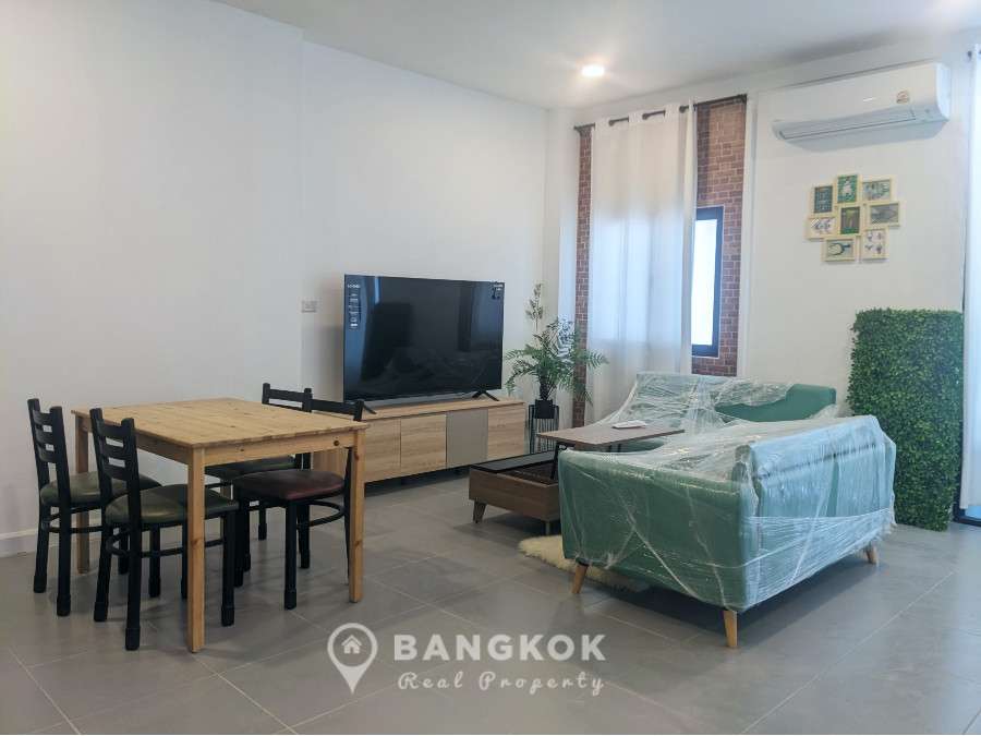 For RentCondoMin Buri, Romklao : Sammakorn Village | Spacious 2 Bed 1.5 Bath Apartment in Ramkhamhaeng